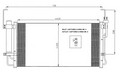 Радиатор кондиционера Hyndai Santa Fe 03